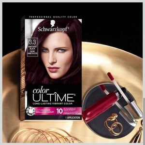 2 Schwarzkopf Amethyst Black Hair Color